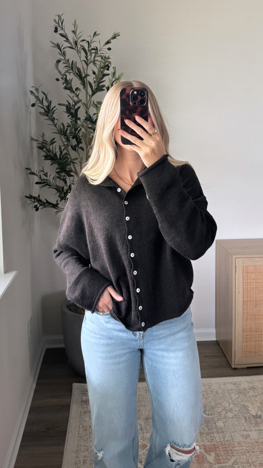 Bailey Cardigan / Deep Chocolate