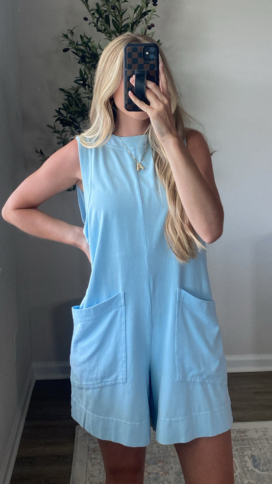 Weekend Romper / Blue