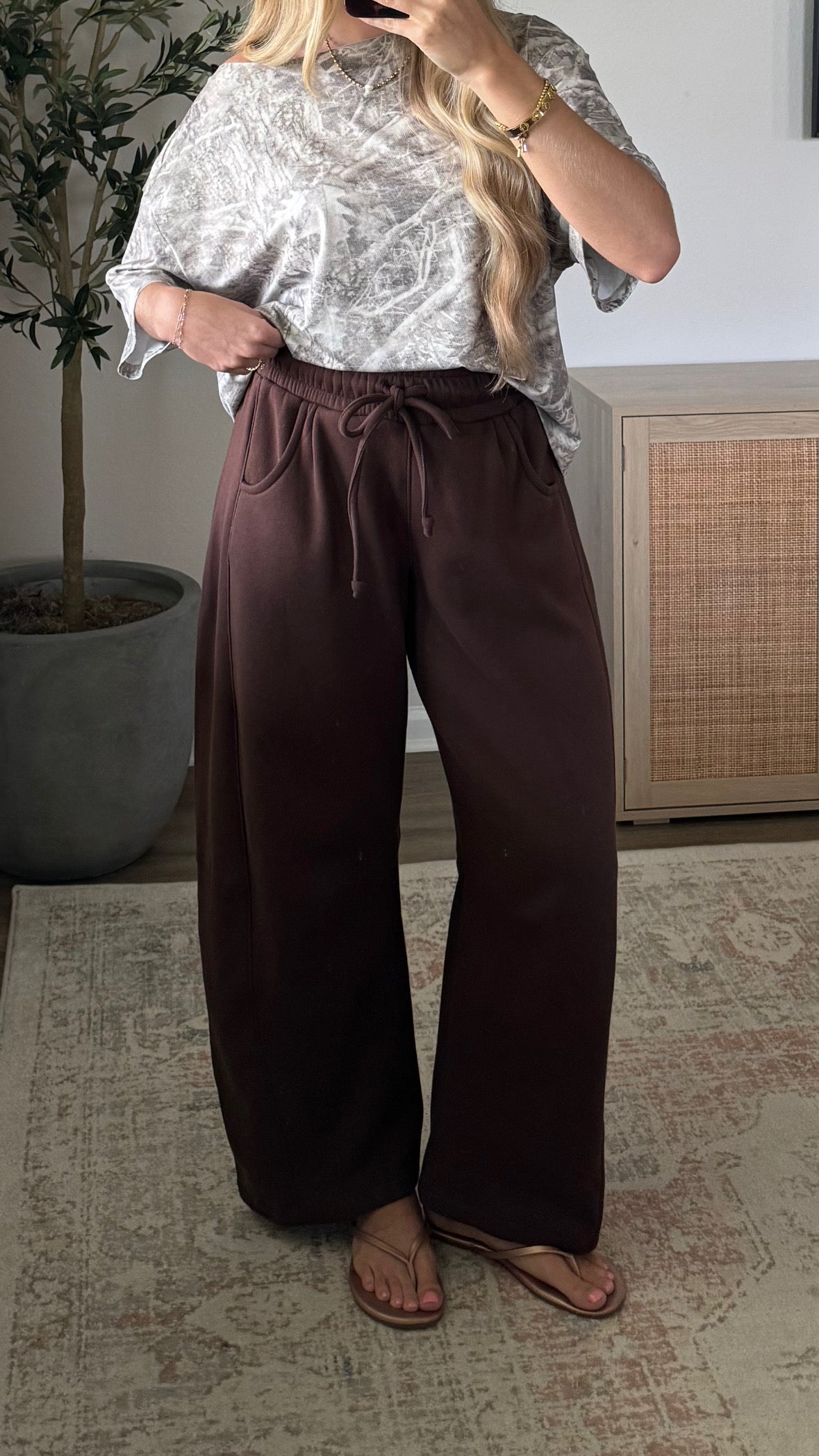 PREORDER (estimated to ship 7/15) - Barrel Sweatpants / Dark Brown