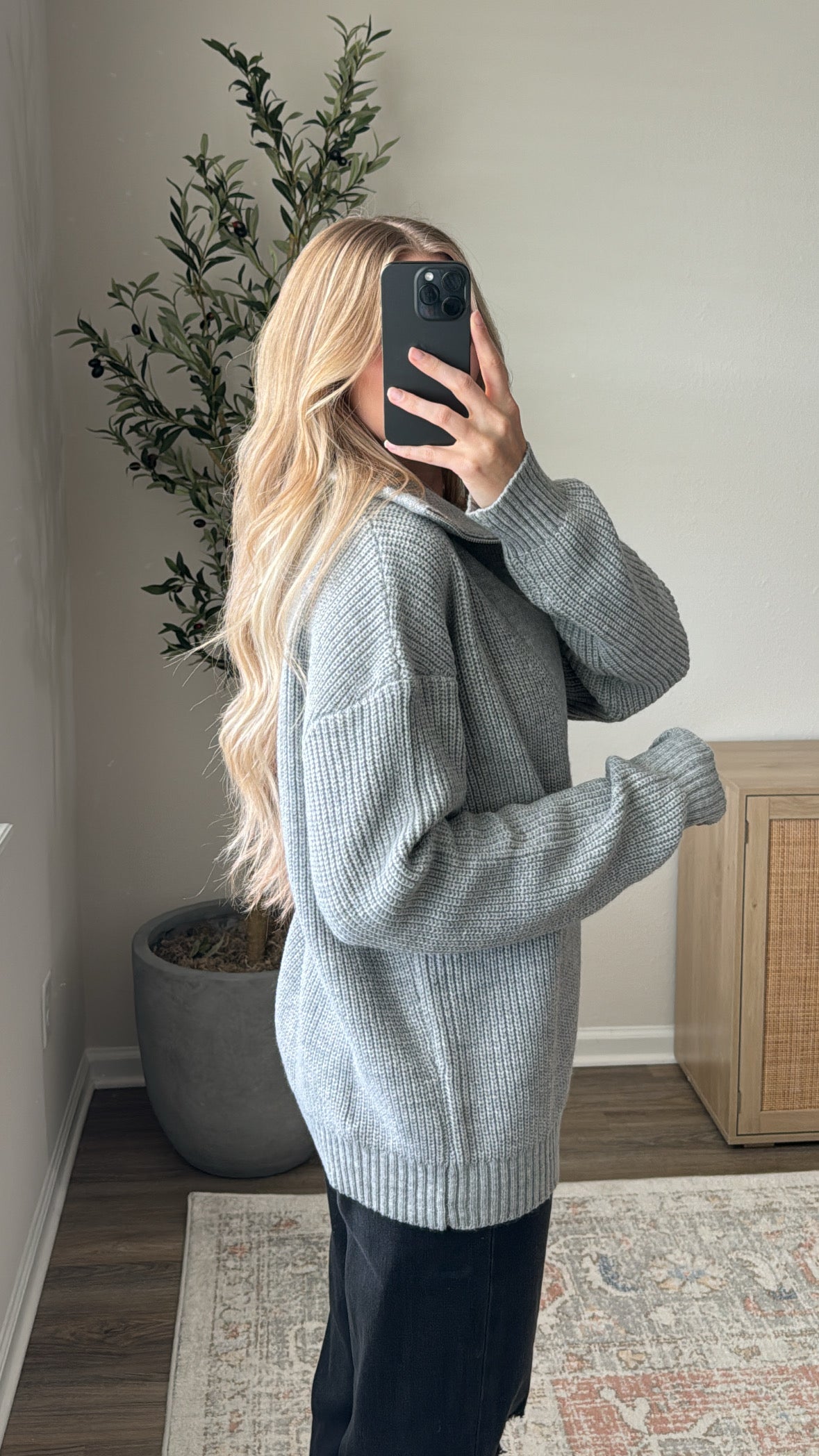 Autumn Half Zip / Grey