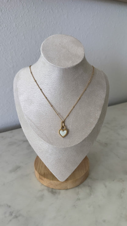 Double-Sided Heart Necklace