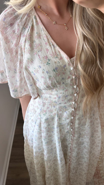 Honey Blossom Maxi Dress / Floral