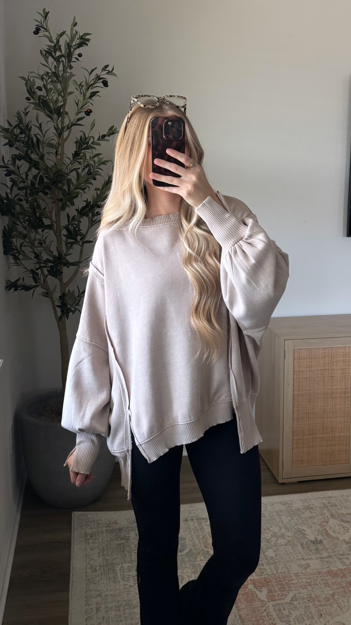 Free Spirit Fleece Pullover / Ash Mocha