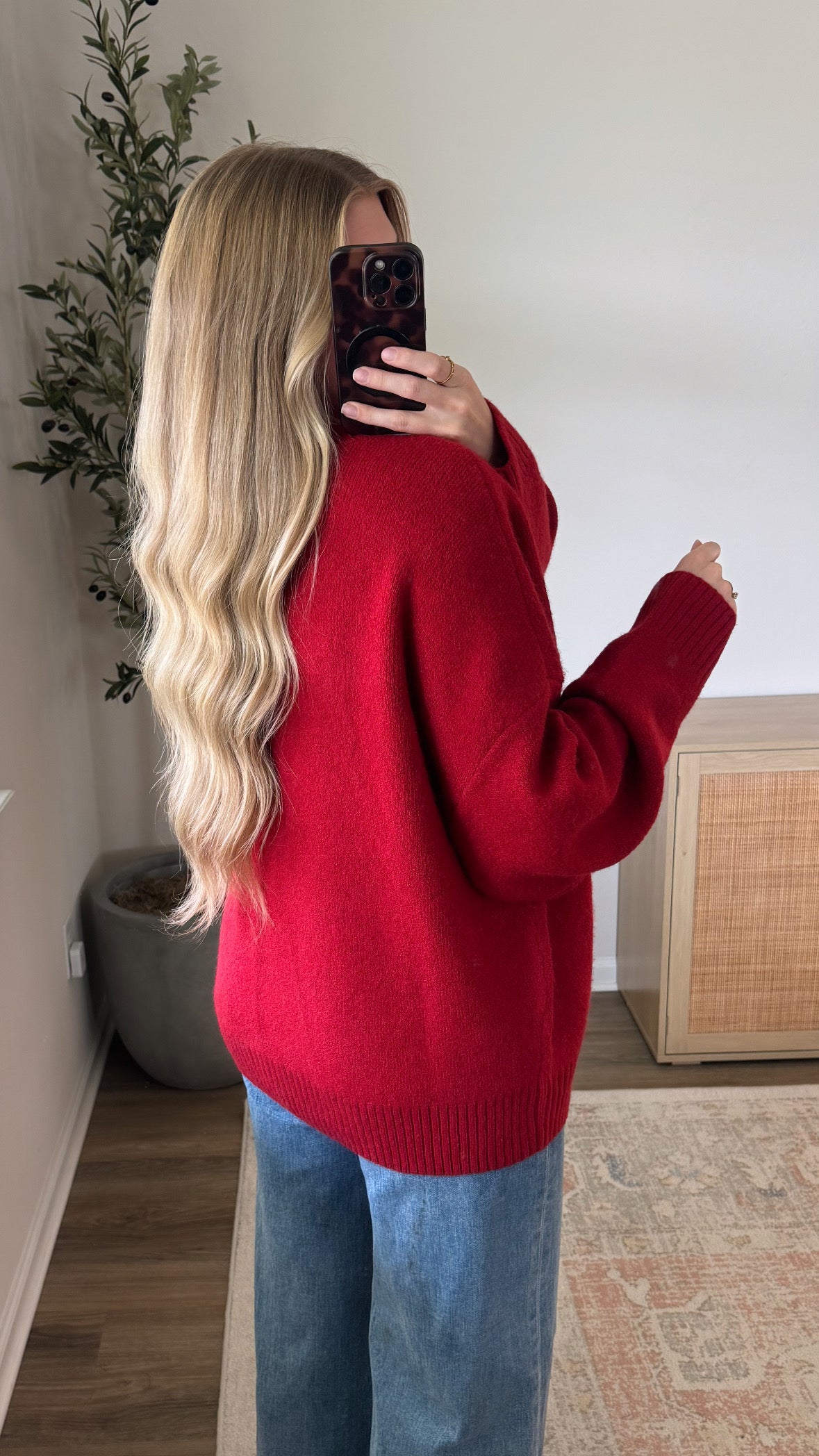 Merry & Bright Sweater / Red