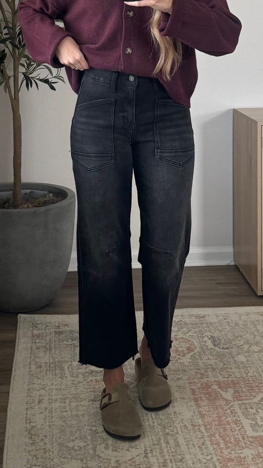 PREORDER - 10/9 Kate Barrel Jeans / Washed Black