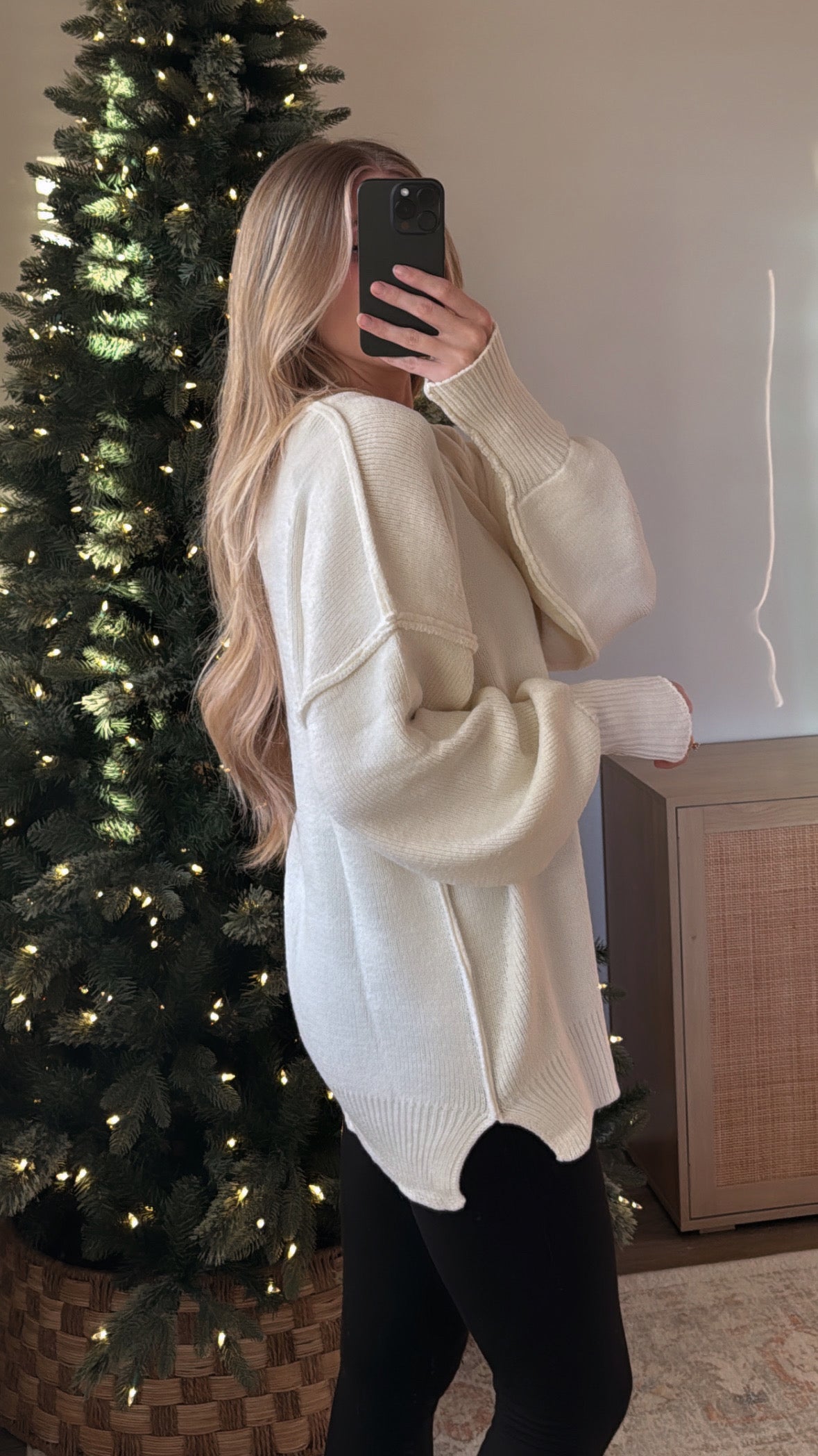 Not So Basic Knit Sweater / Ivory