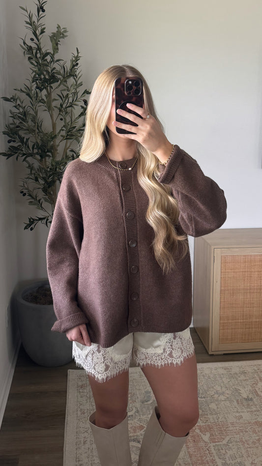 Harvest Cardigan / Brown