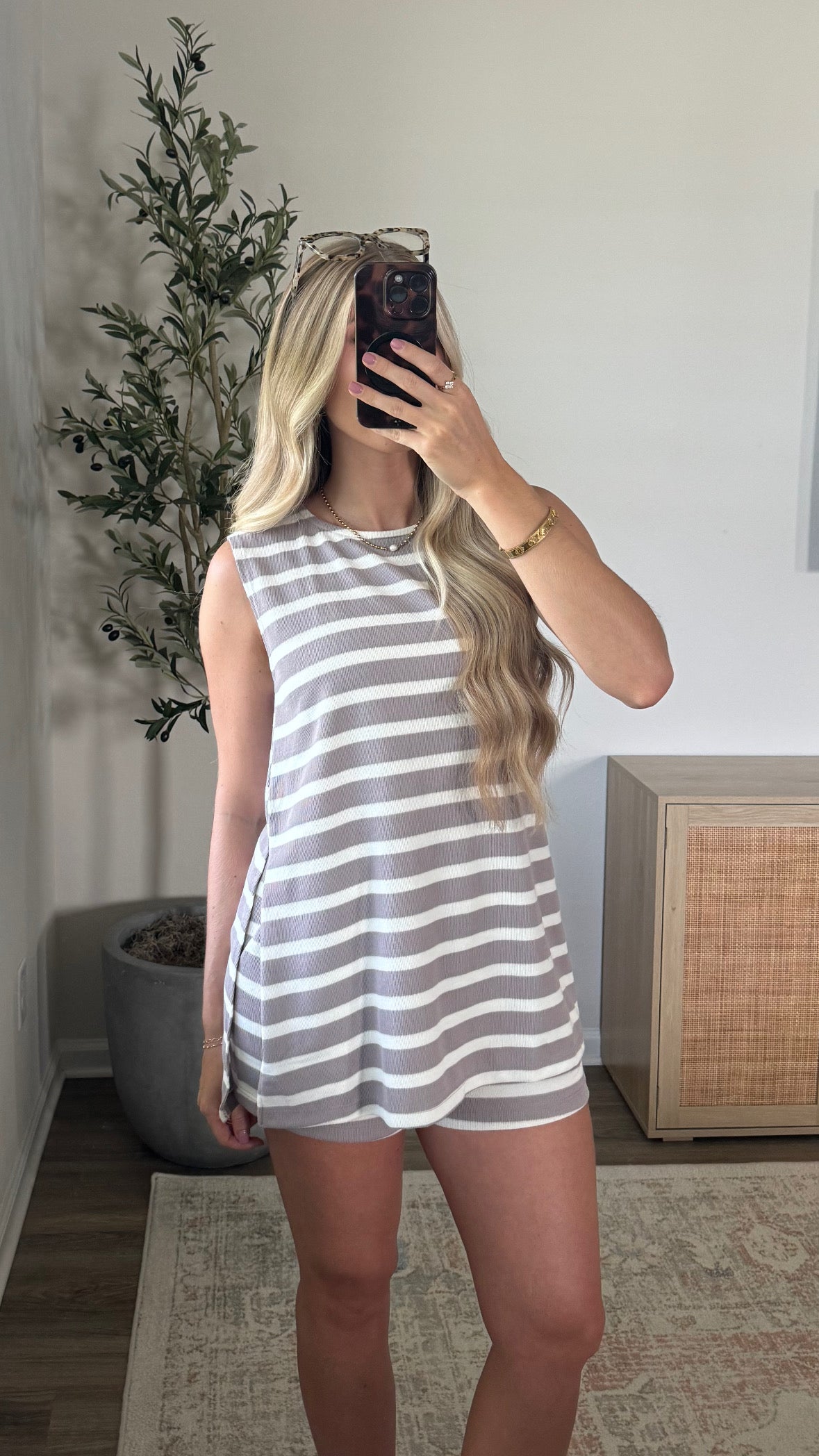 Seaside Shorts Set / Taupe