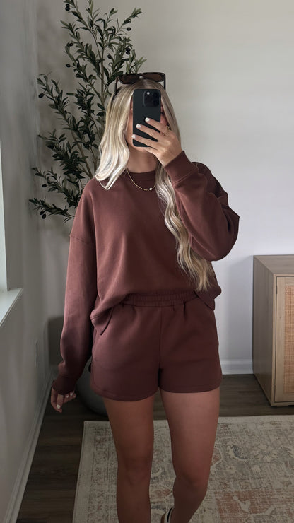 Weekend Shorts Set / Chestnut