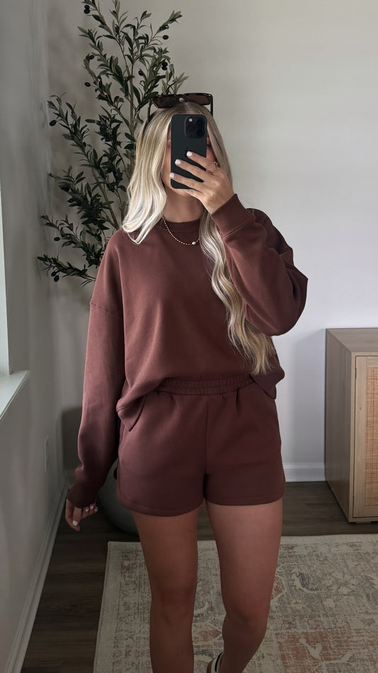 Weekend Shorts Set / Chestnut