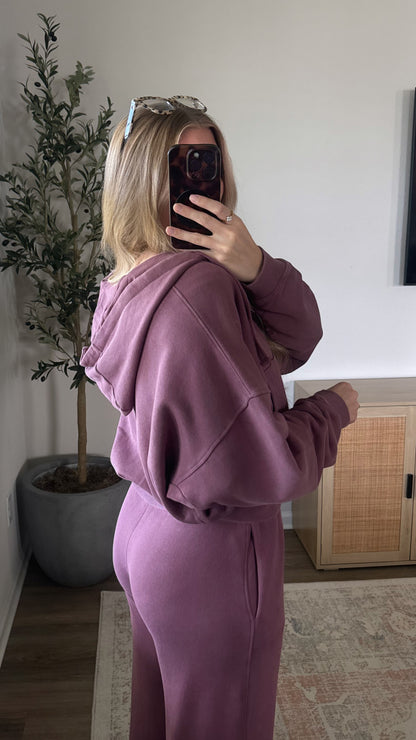 Maddie Zip-Up Jacket / Rosewood