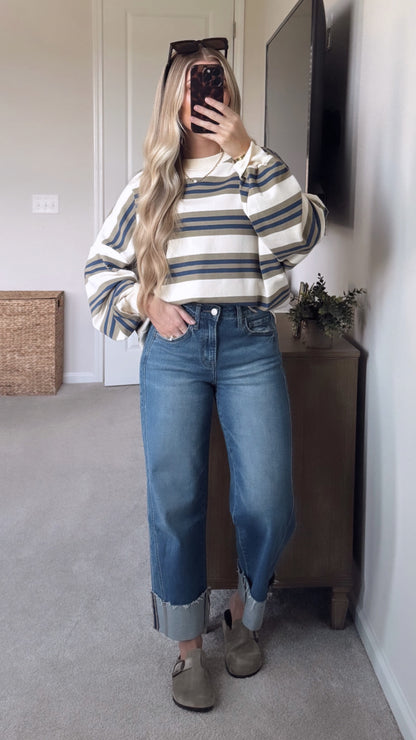 Sadie Striped Pullover