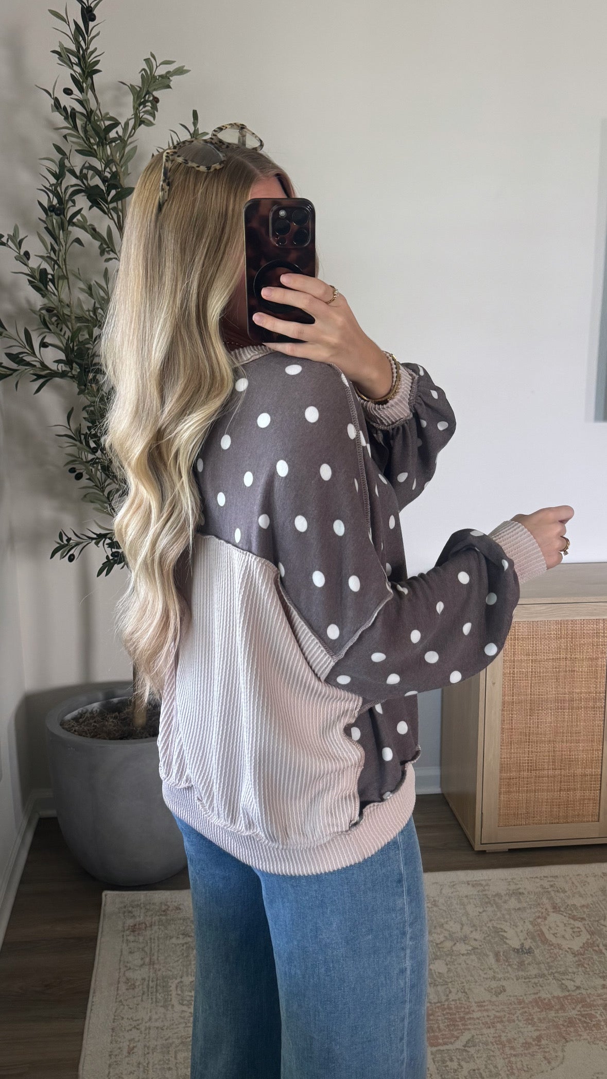 Dottie Lightweight Pullover / Heather Brown