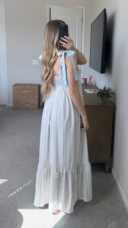 Charlotte Maxi Dress / Blue