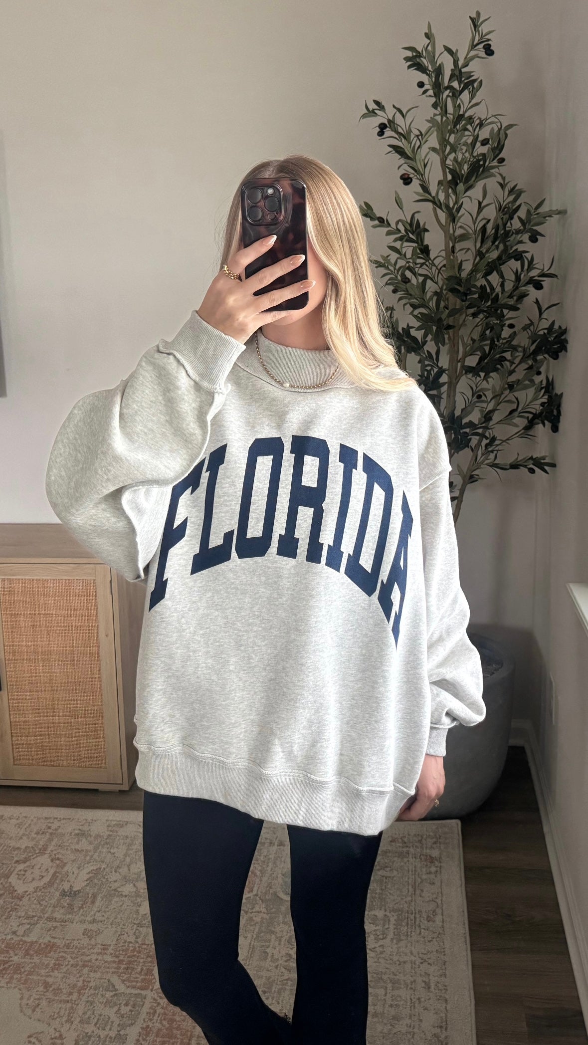 Florida Mockneck Sweatshirt / Reversible