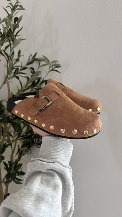 Studded Slip On Clogs