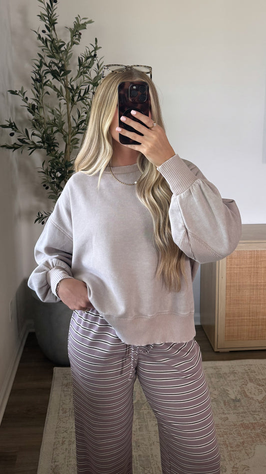 Everyday Fleece Pullover / Sand