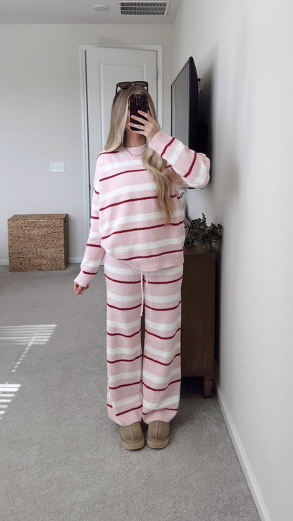 Cupids Striped Set / Pink
