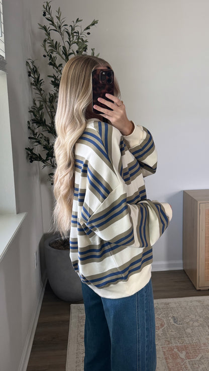 Sadie Striped Pullover