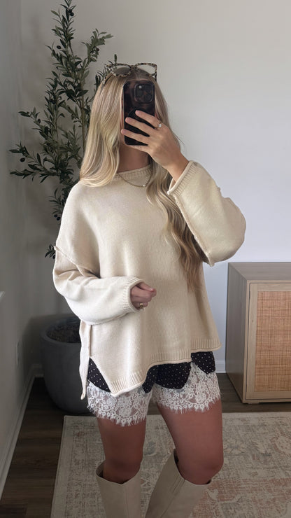 Nova Knit Sweater / Cream