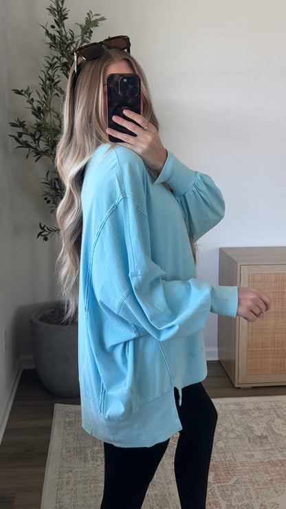 Skye Lightweight Long Sleeve / Light Blue