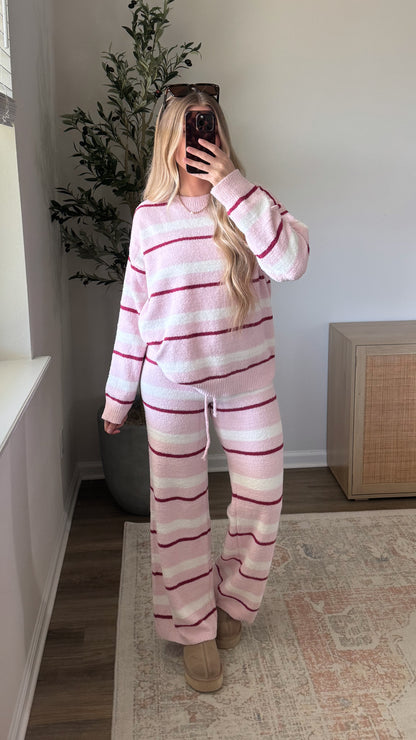 Cupids Striped Set / Pink