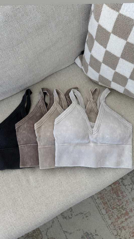 4 Colors / V-Neck Butter Tank