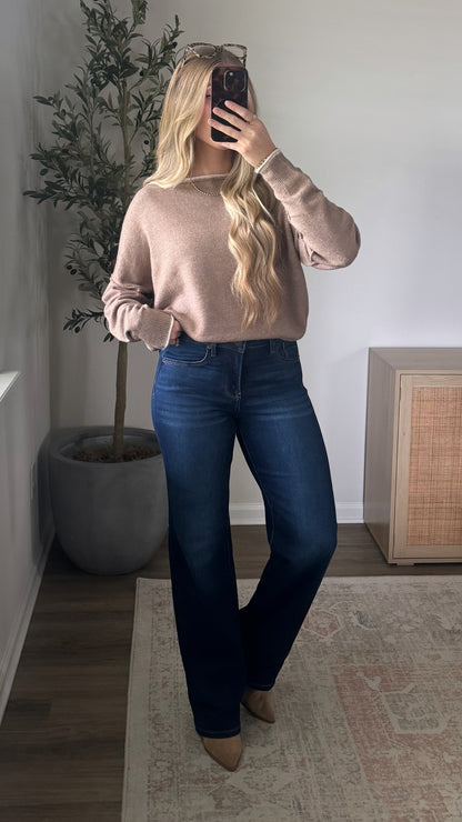 Dakota Cuffed Denim / Dark Wash