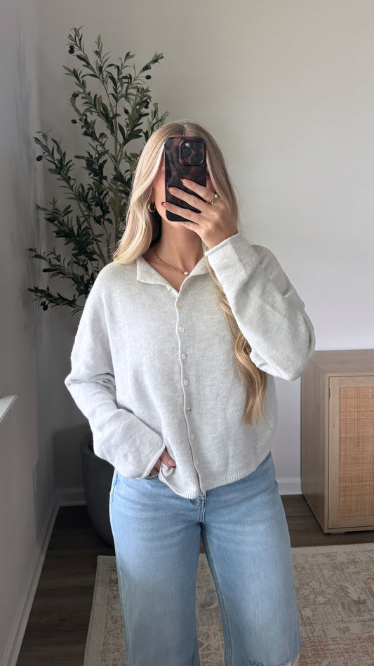 Bailey Cardigan / Heather Grey