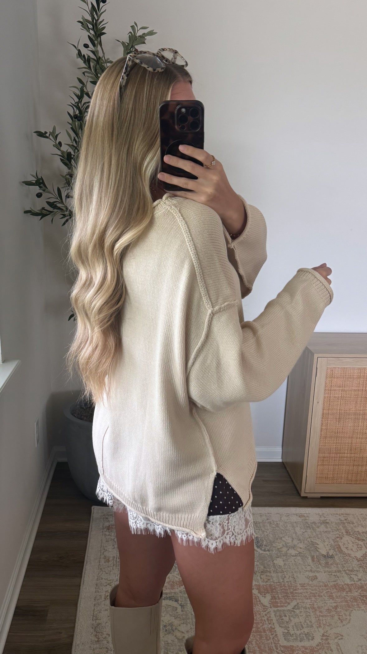 Nova Knit Sweater / Cream