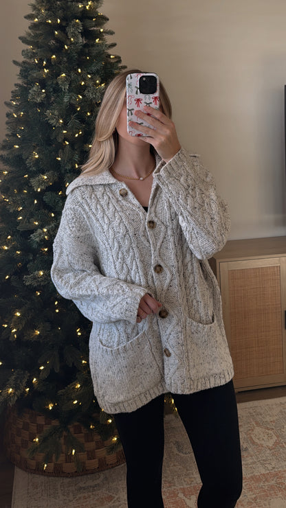 Chloe Cable Knit Cardigan