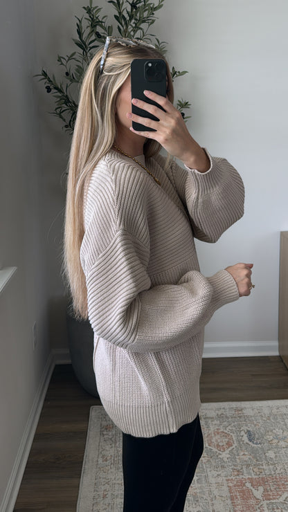 Ella Exposed Seam Sweater