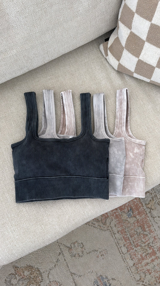 4 Colors / Square Neck Butter Tank