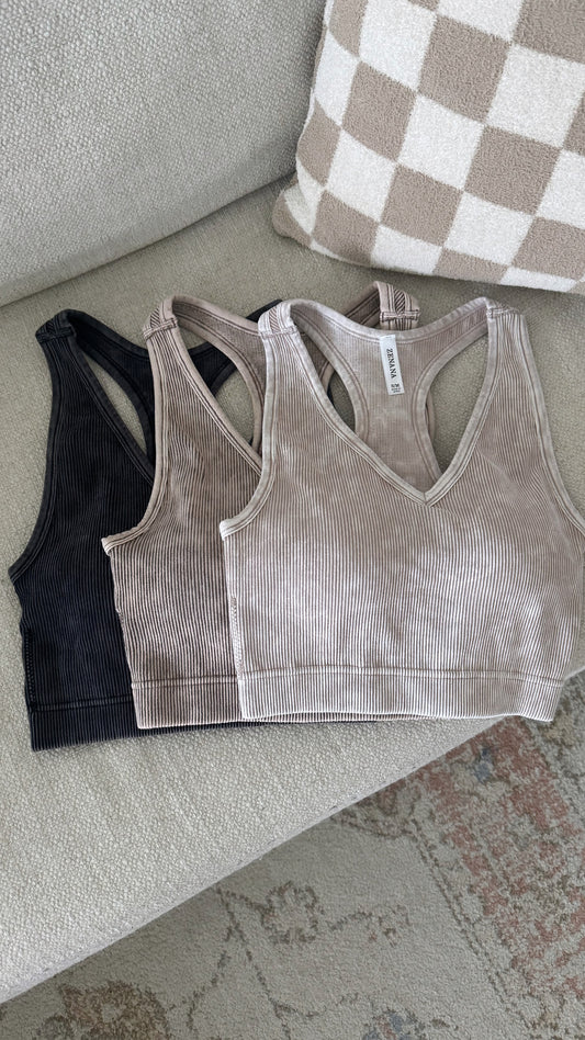 3 Colors / Classic Racerback Butter Tank