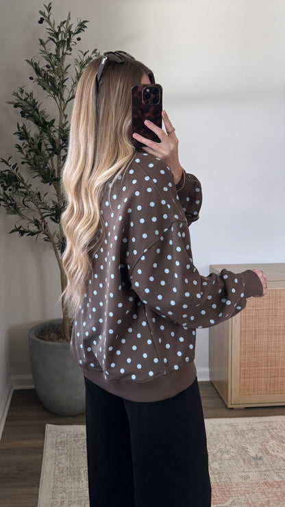 Polka Dot Pullover / "Trust the Process"