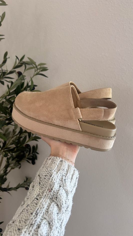 Slingback Clogs / Beige - FINAL SALE