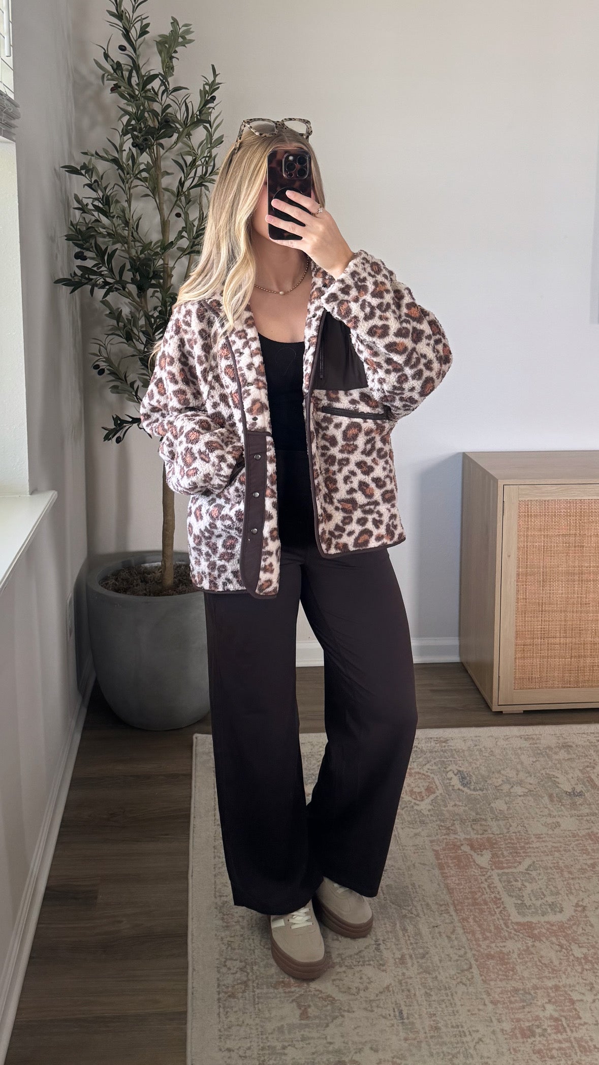 Sherpa Jacket / Leopard
