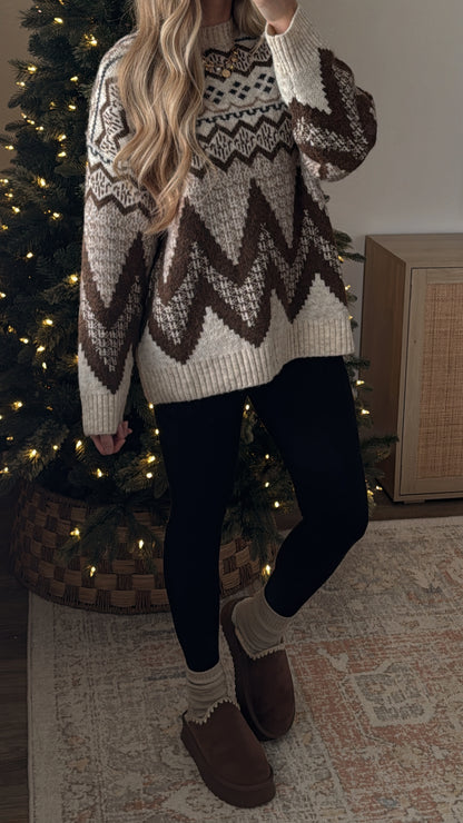 Cabin Sweater / Brown