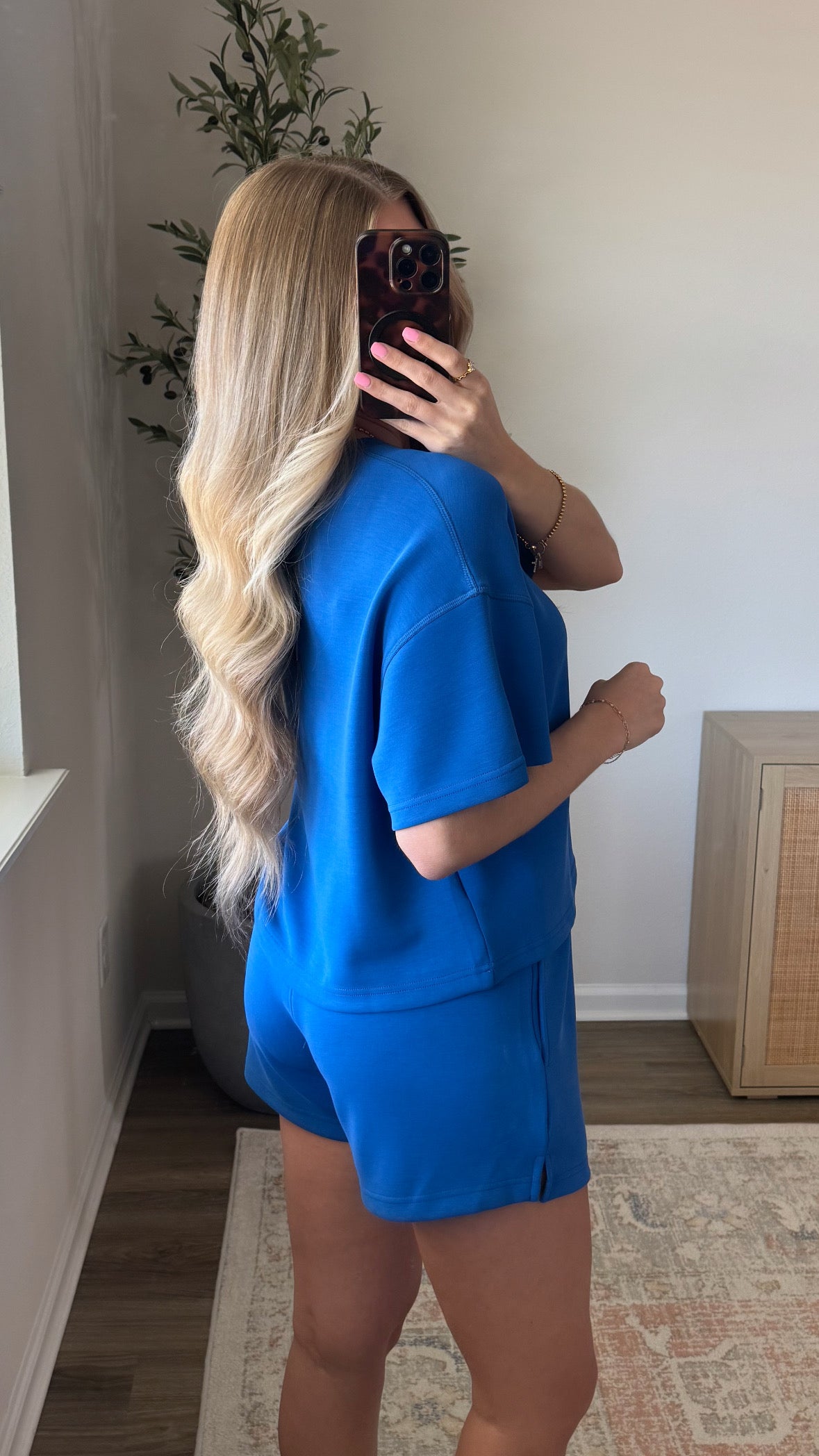 Cloud Scuba Shorts Set / Royal Blue