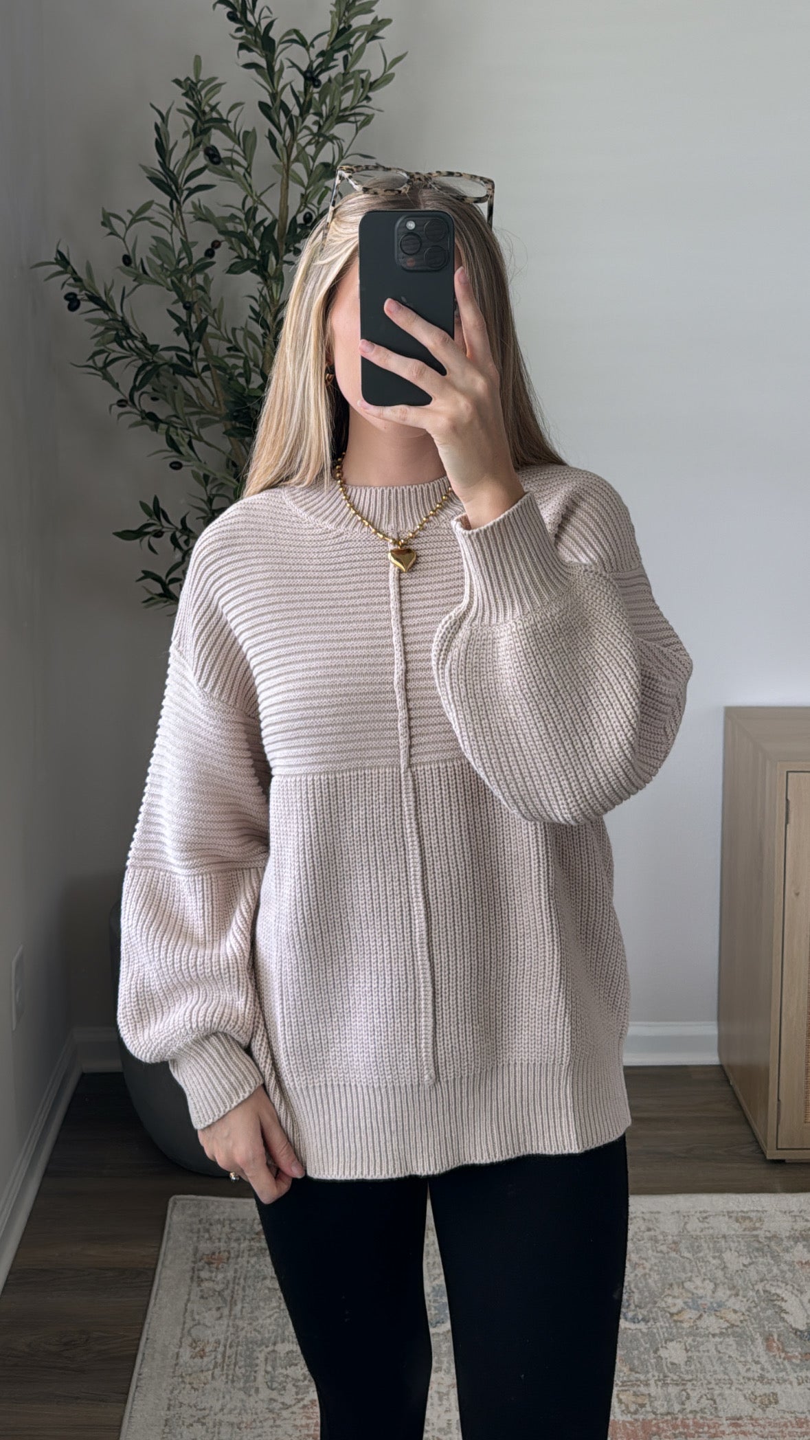 Ella Exposed Seam Sweater