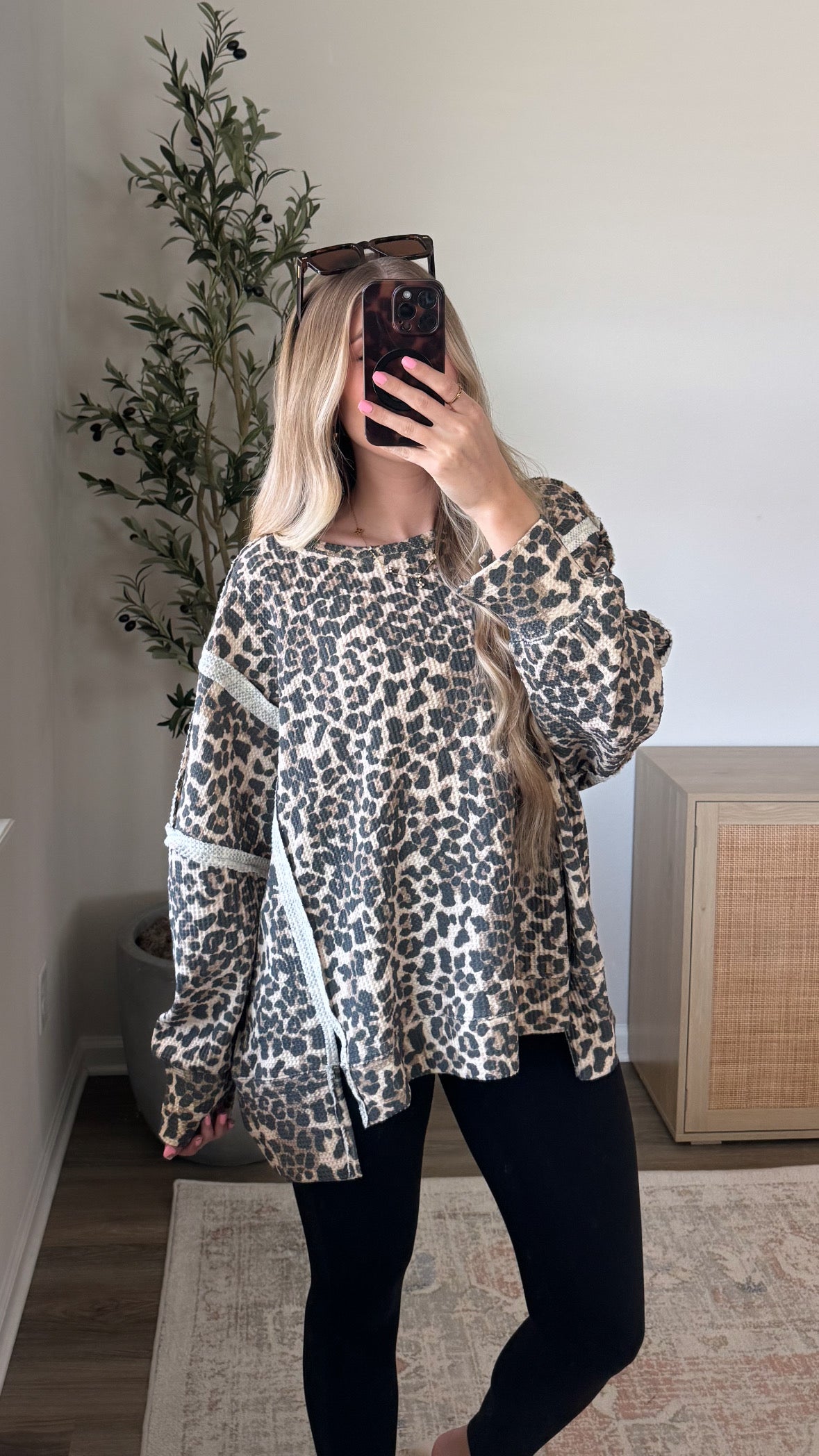 Leopard Oversized Pullover