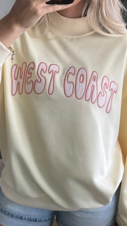West Coast Mock Neck / Yellow