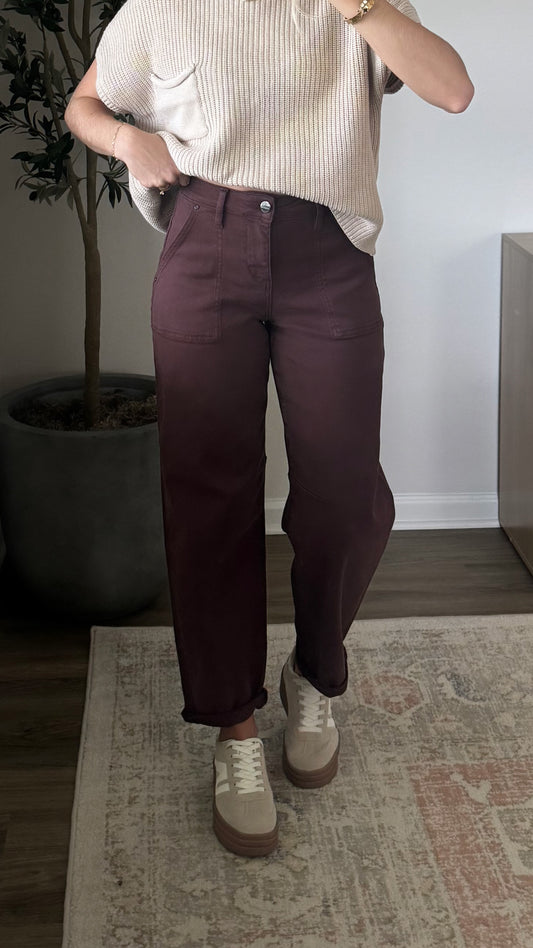 Comfort Barrel Jeans / Whiskey