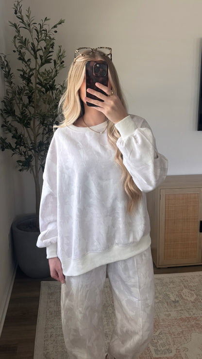 Grey Camo Pullover