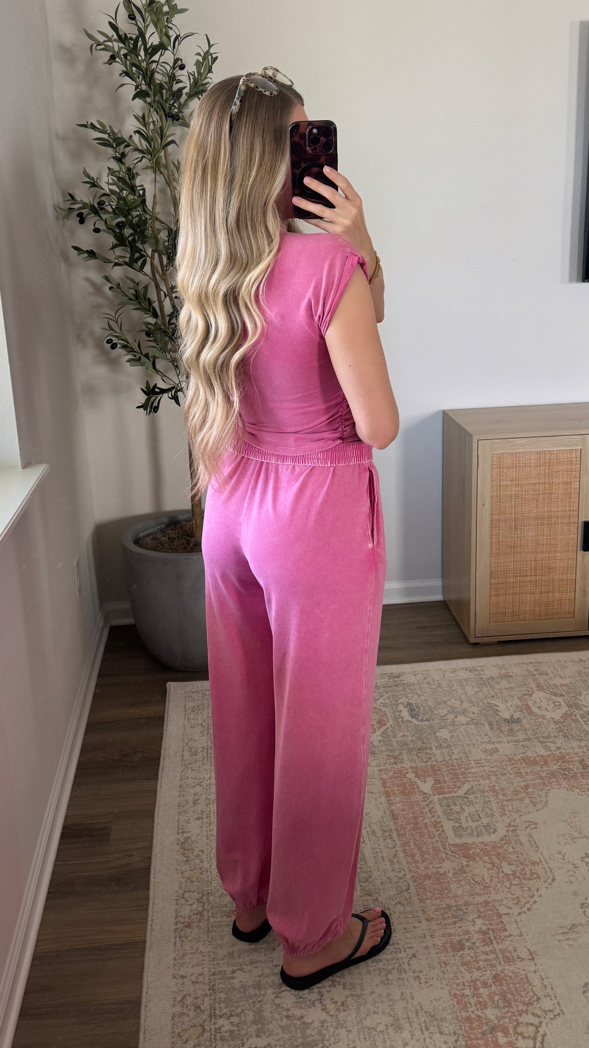 Off-Duty Jogger Set / Pink