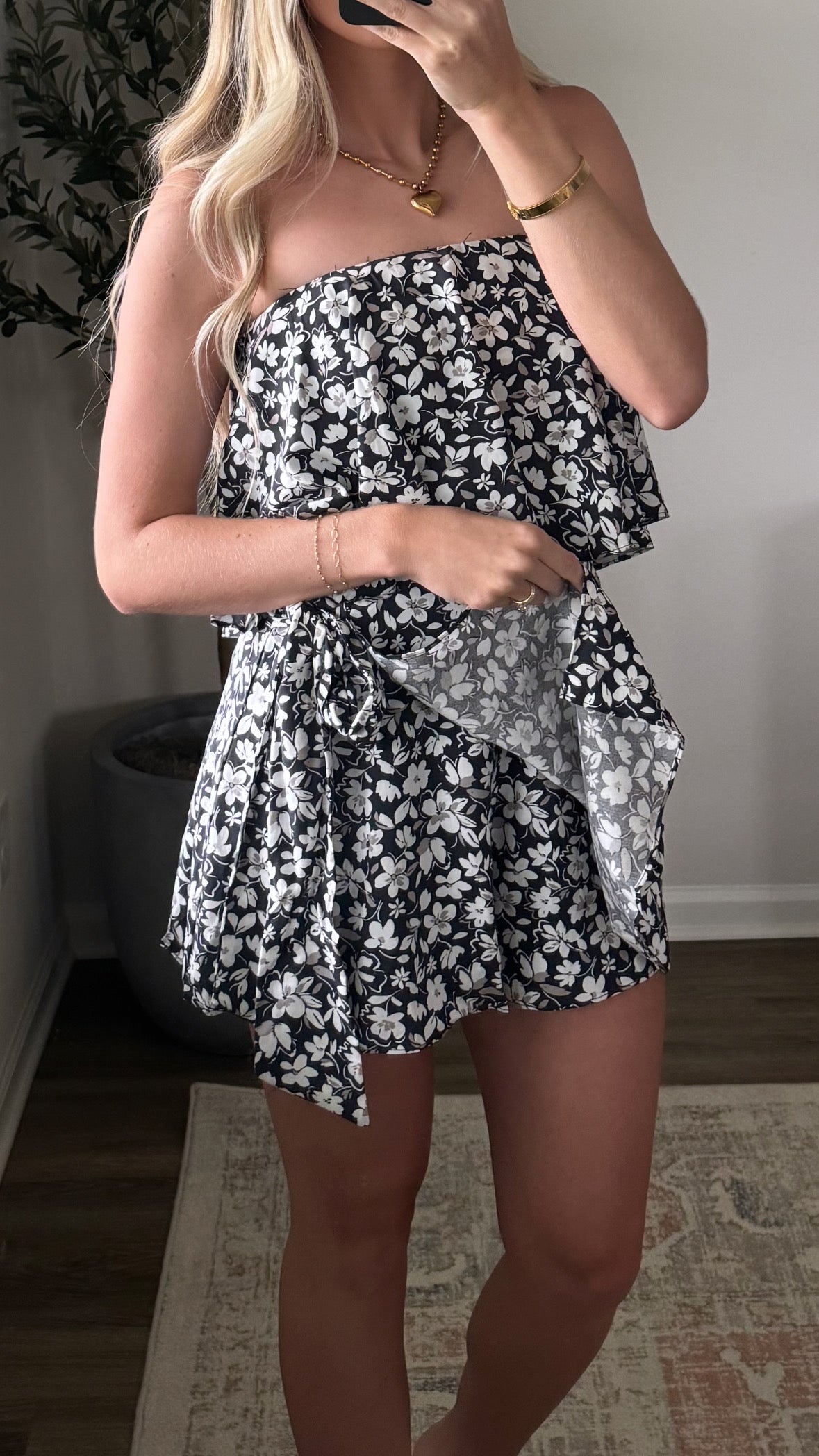 Audrey Romper Dress / Floral
