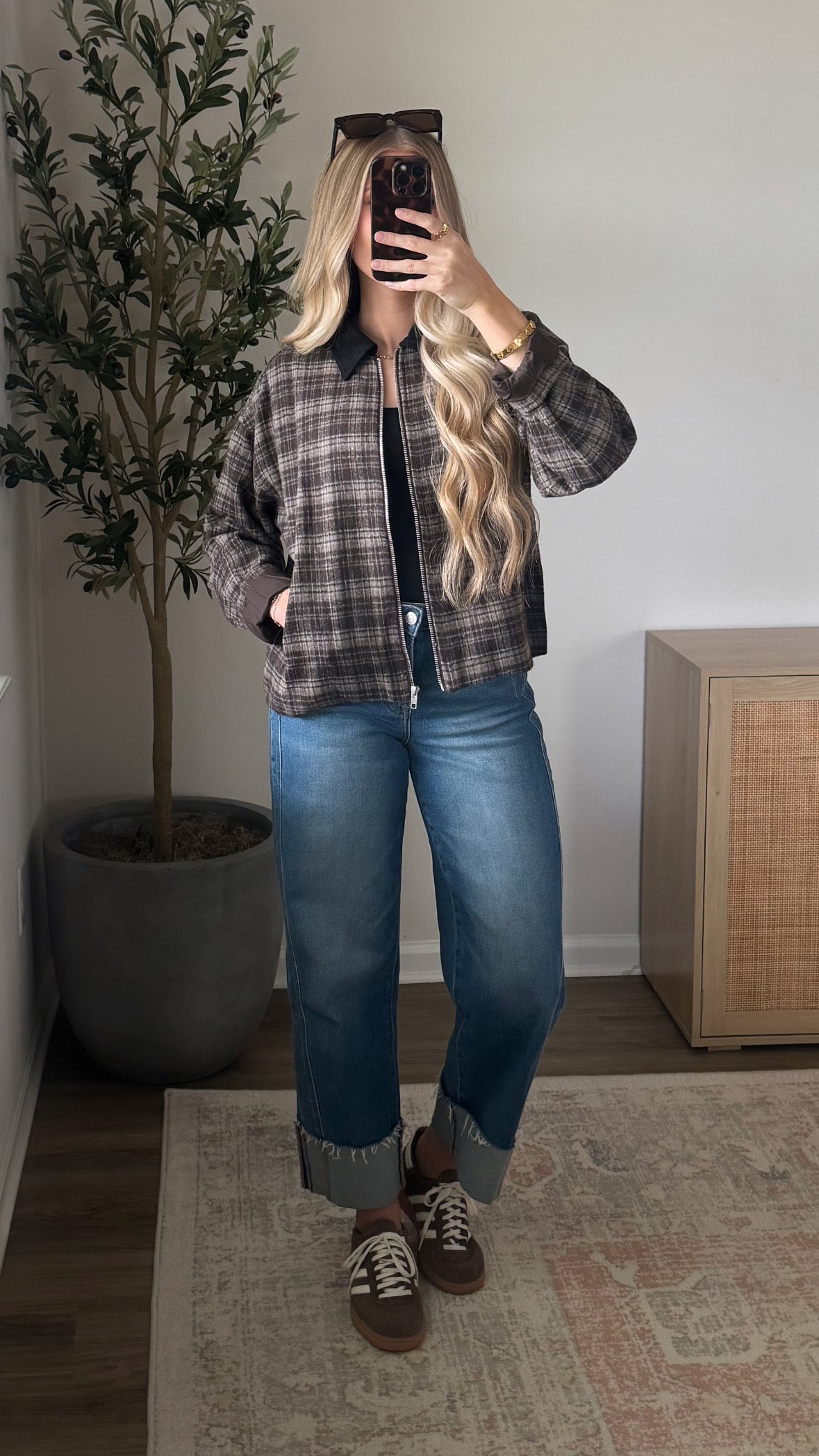Chloe Plaid Jacket