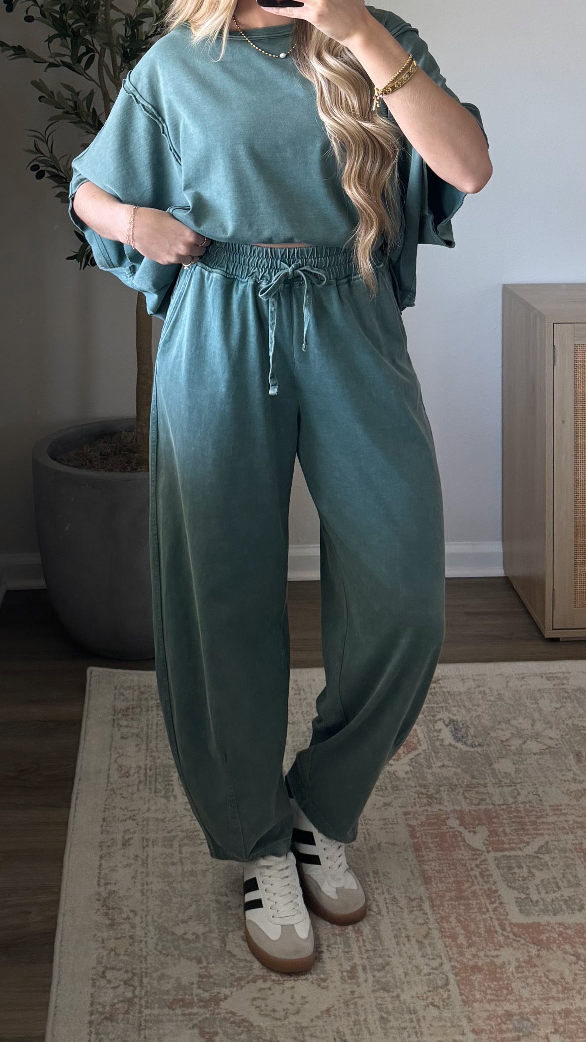 Daydream Cotton Set / Washed Green