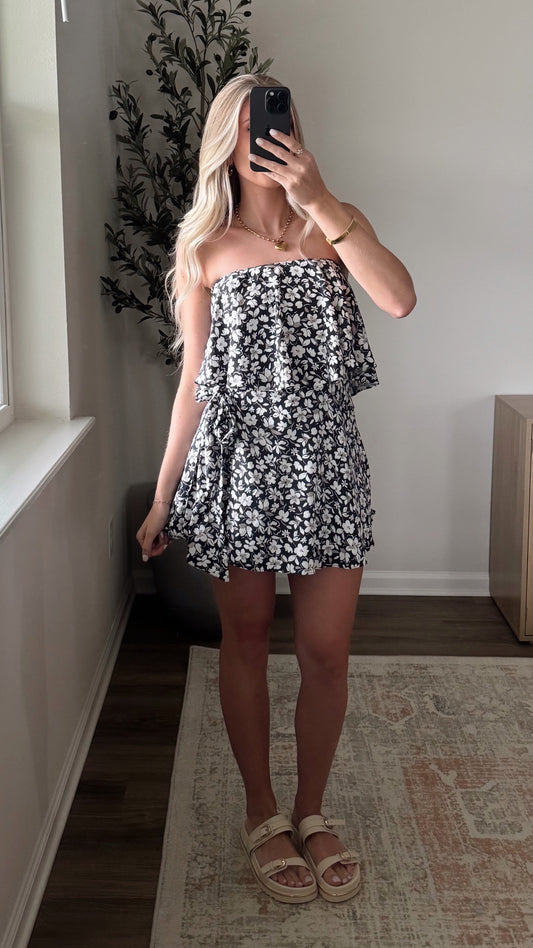 Audrey Romper Dress / Floral