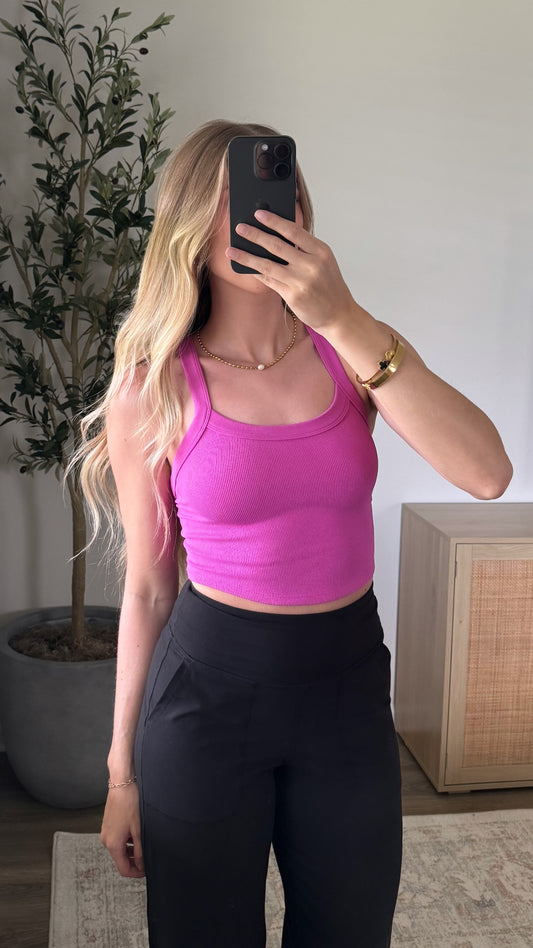 Sculpt Racerback Cami / Magenta